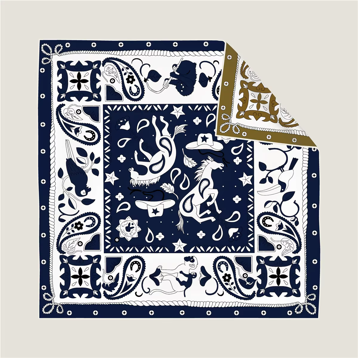 Foulard carré en soie sergé Double face pour femmes, 90cm, roulé à la main, Bandanas pour cheveux, sac, ceinture, accessoires, 2025