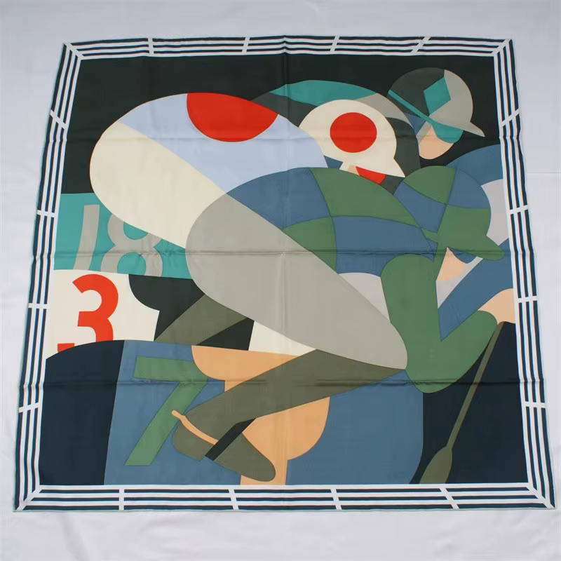 Grand Foulard Carré 100% Naturel pour Hijab, Châle, 35x35 Pouces