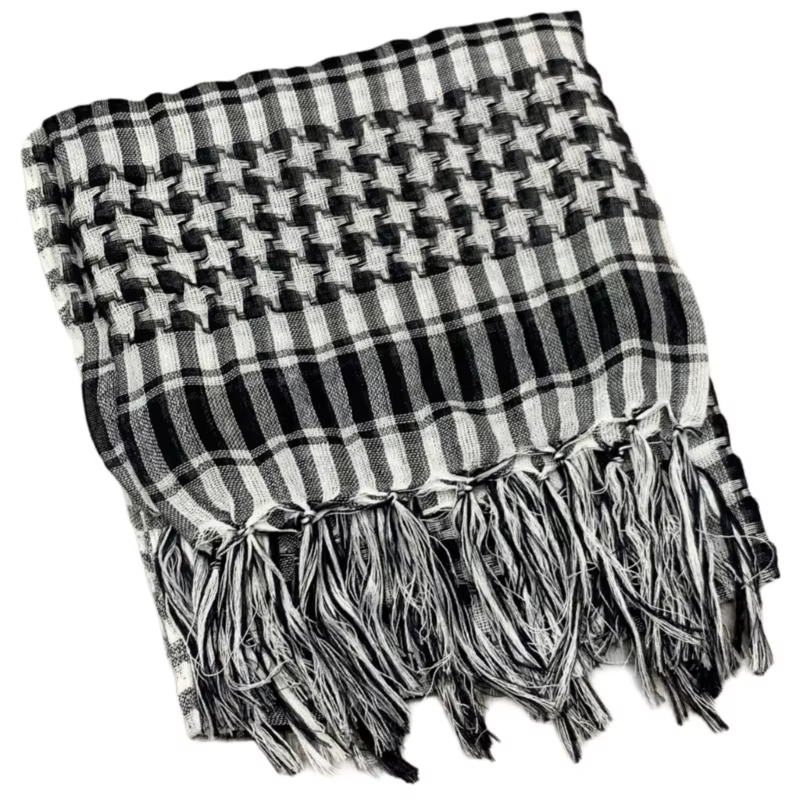 Ethnique arabe Shemagh écharpe arabe prière écharpe désert châle foulard
