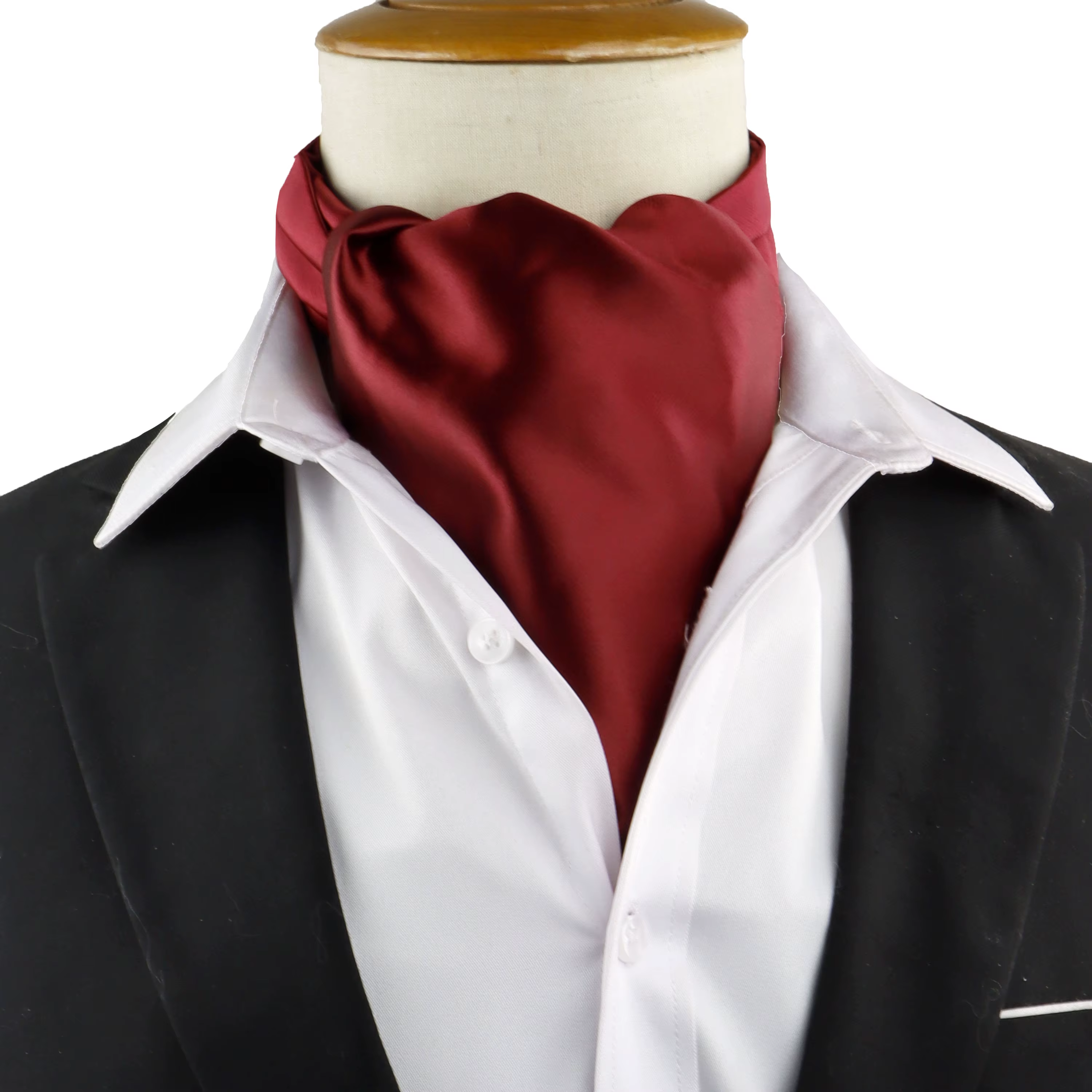 Nouvelle mode hommes Ascot cravate Paisley Floral Vintage ceinture