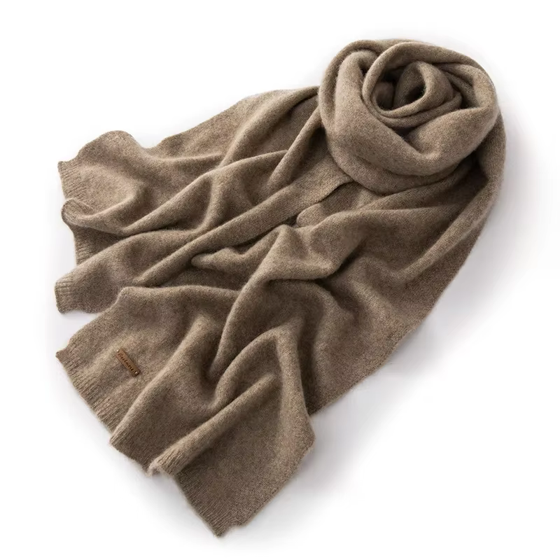 Femmes 100% pur cachemire écharpe hiver chaud doux confortable tricot longue enveloppement mode décontracté cou plus