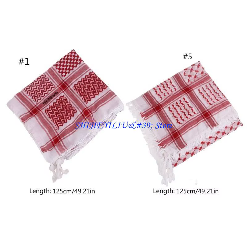 E21F – foulard religieux à Jacquard arabe pour adulte