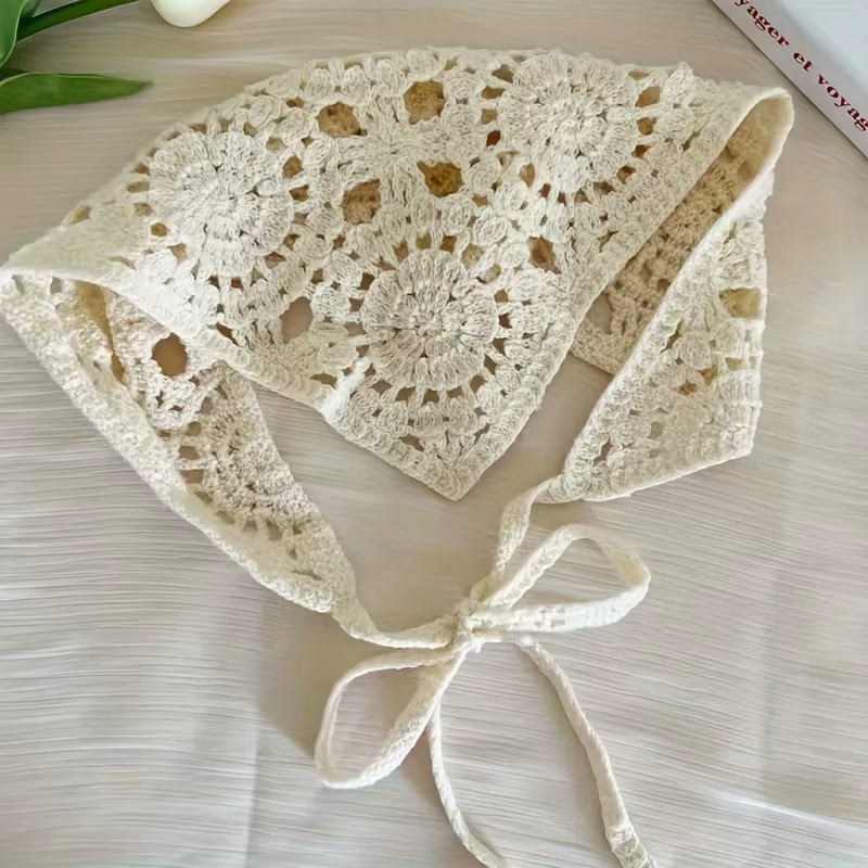 Foulard bohème en crochet
