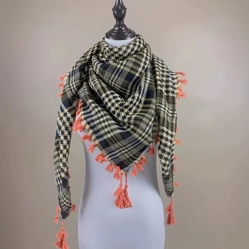 Keffiyeh tactique désert écharpe Wrap Shemagh tête cou arabe