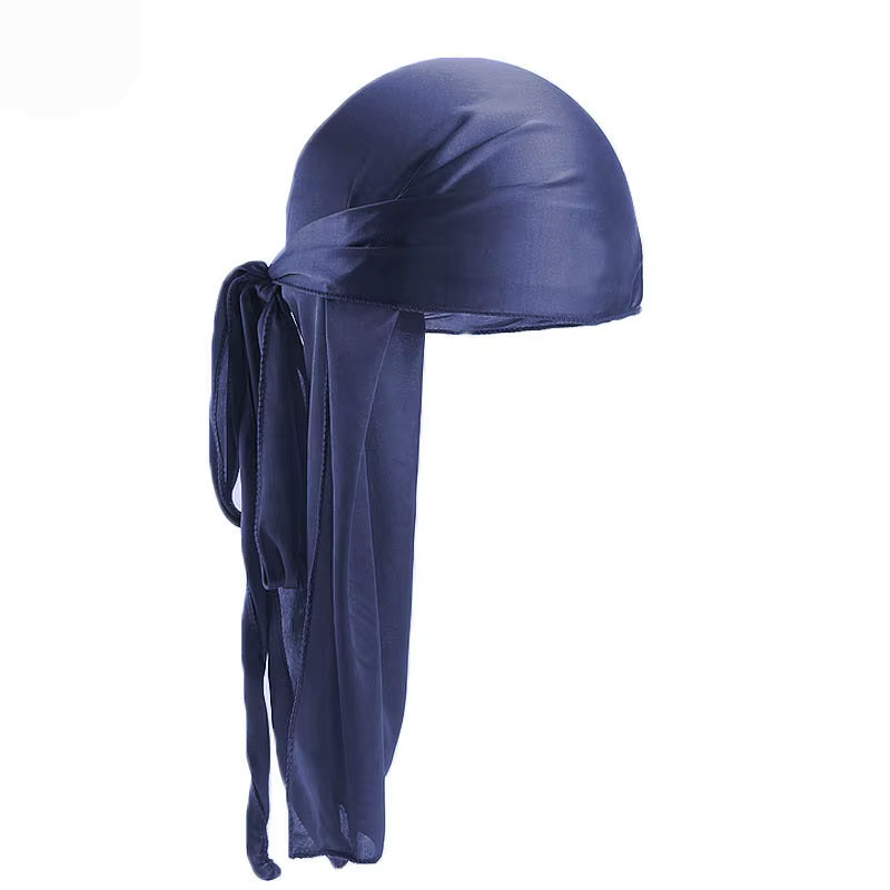 1 pièce Durag long unisexe en soie