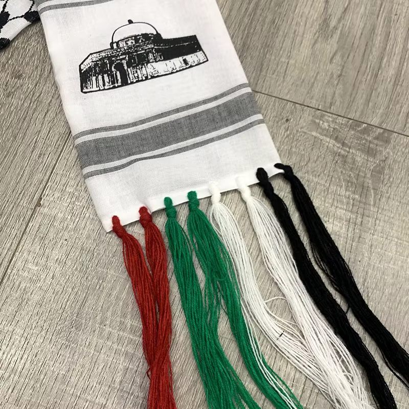 Écharpe imprimée de la fête nationale de la Palestine