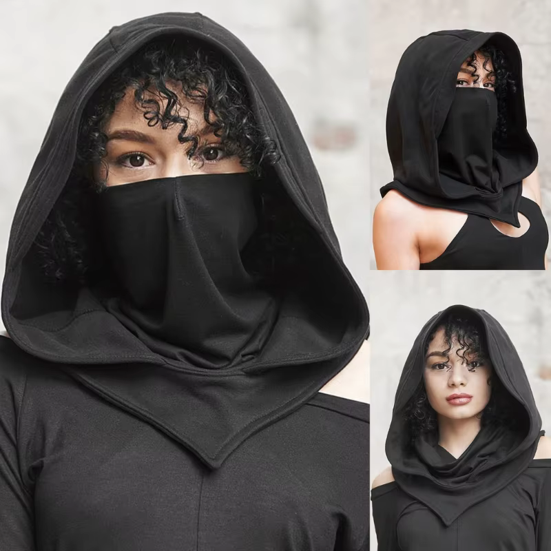 Chapeau à capuche écharpe cagoule