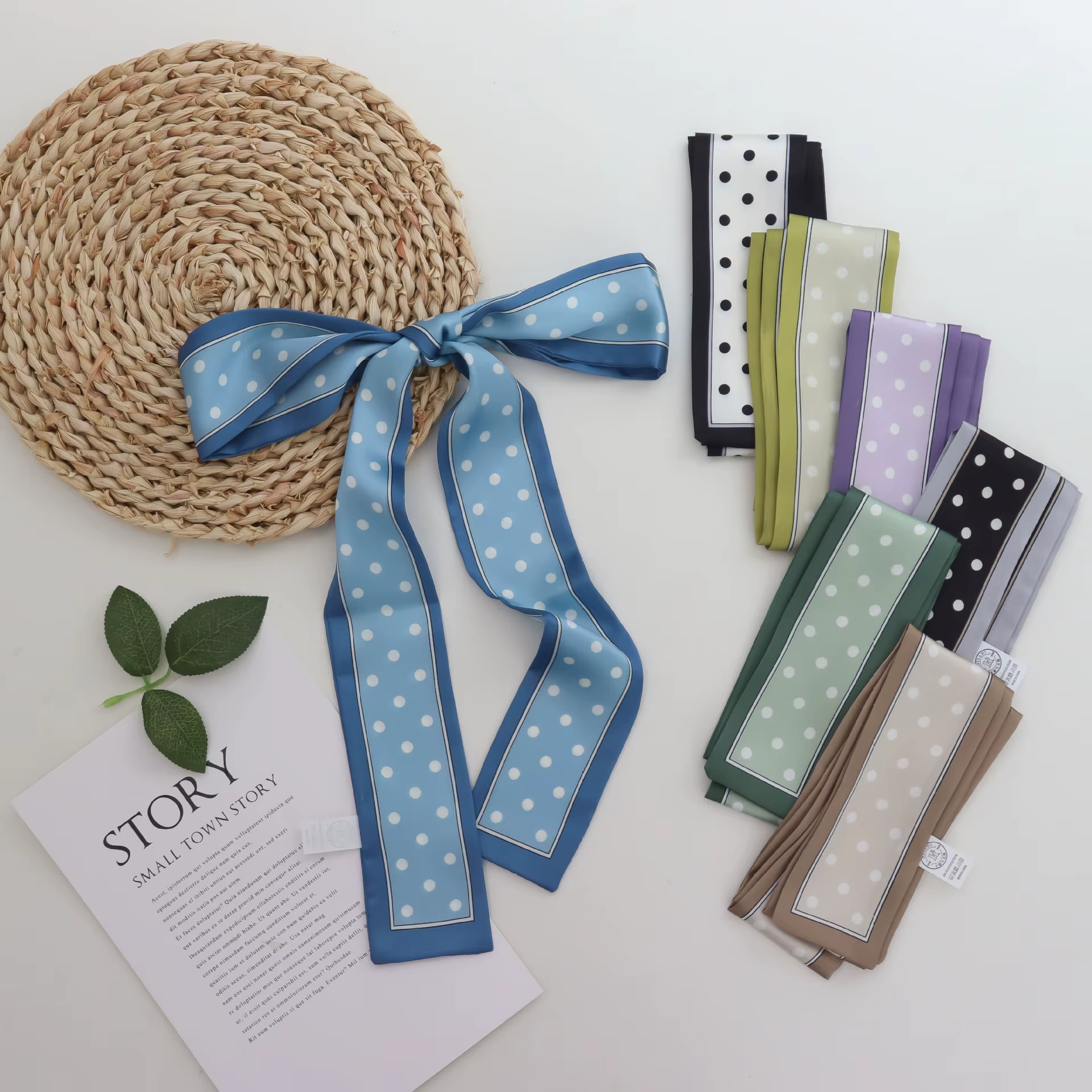 Petit foulard en soie de haute qualité pour femmes