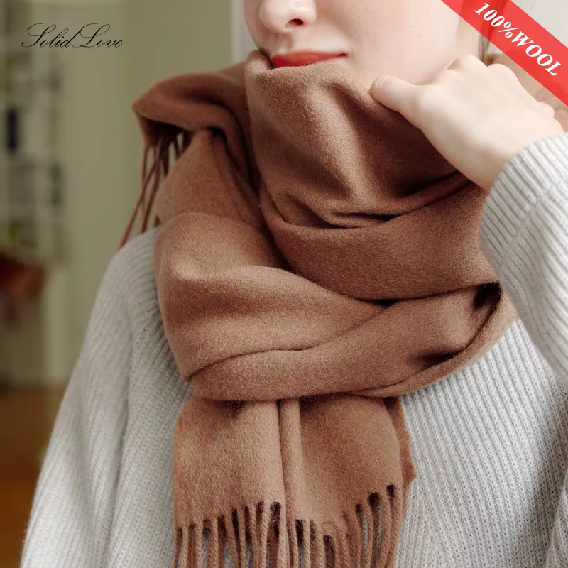 Écharpe d'hiver femmes foulards en laine