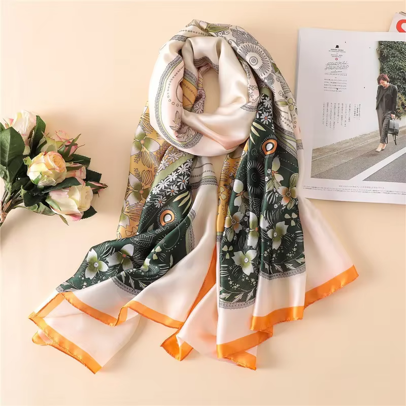 Foulard Long en soie pour femmes