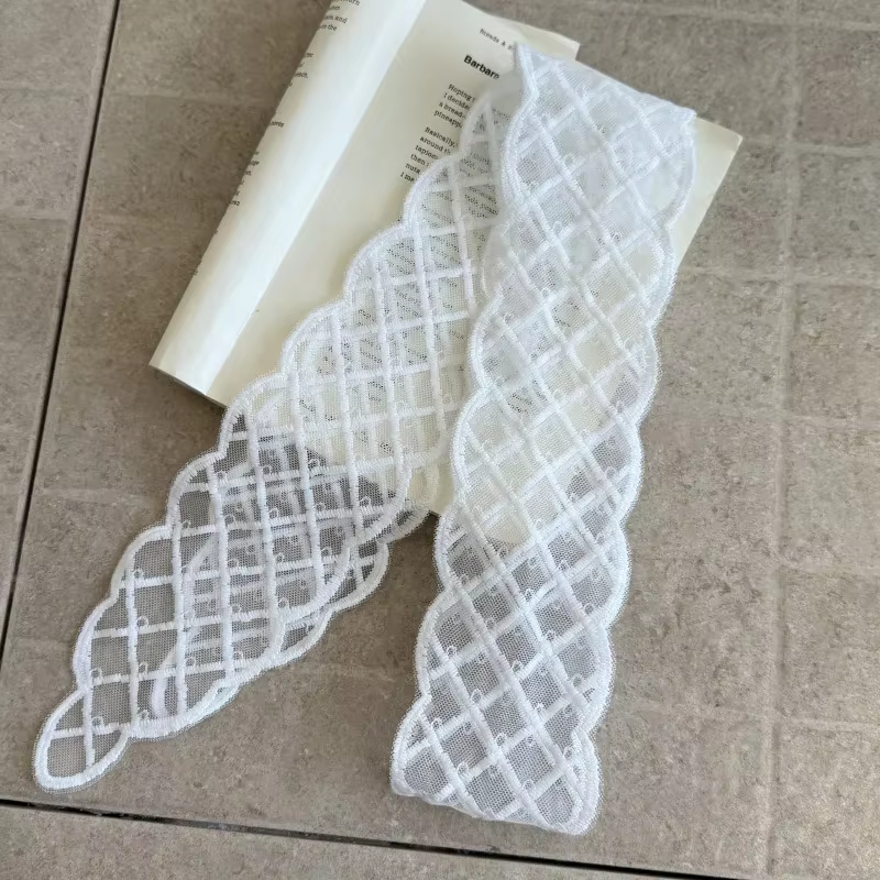 Nouvelle dentelle florale cheveux écharpe longue maigre ruban foulard bande foulards voyage Photo bandeau pour femmes petites écharpes юбка