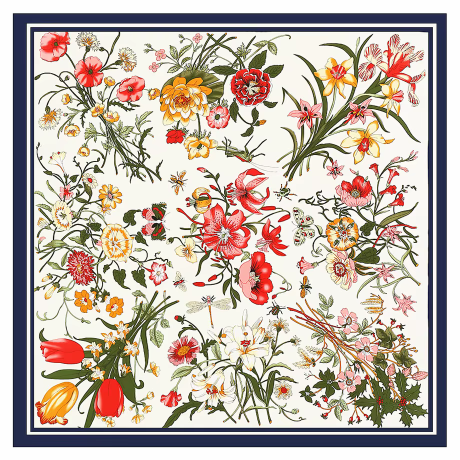 Foulard en soie de luxe pour femmes