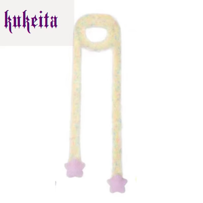 Kukeita – foulards longs tricotés en peluche pour femmes et filles