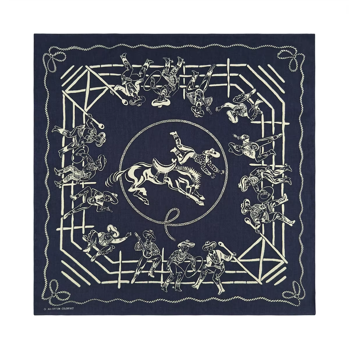 Bleu marine haute qualité Hip Hop coton carré écharpe hommes Bandana écharpe bandeau noir Paisley cadeaux pour garçons/filles