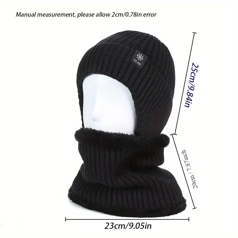 Chapeau + écharpe pour hommes