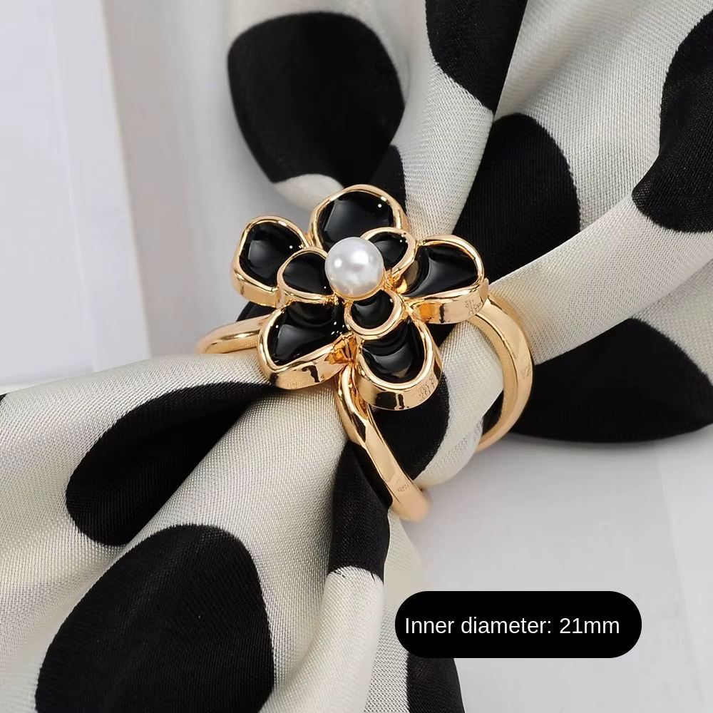Boucle de Foulard en Alliage Tendance