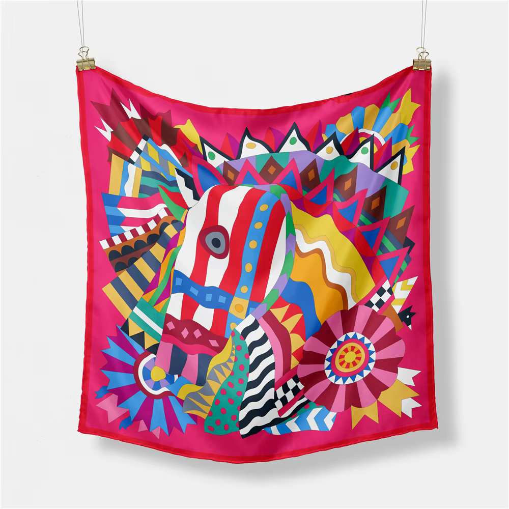 Foulard en Satin de soie pour femmes