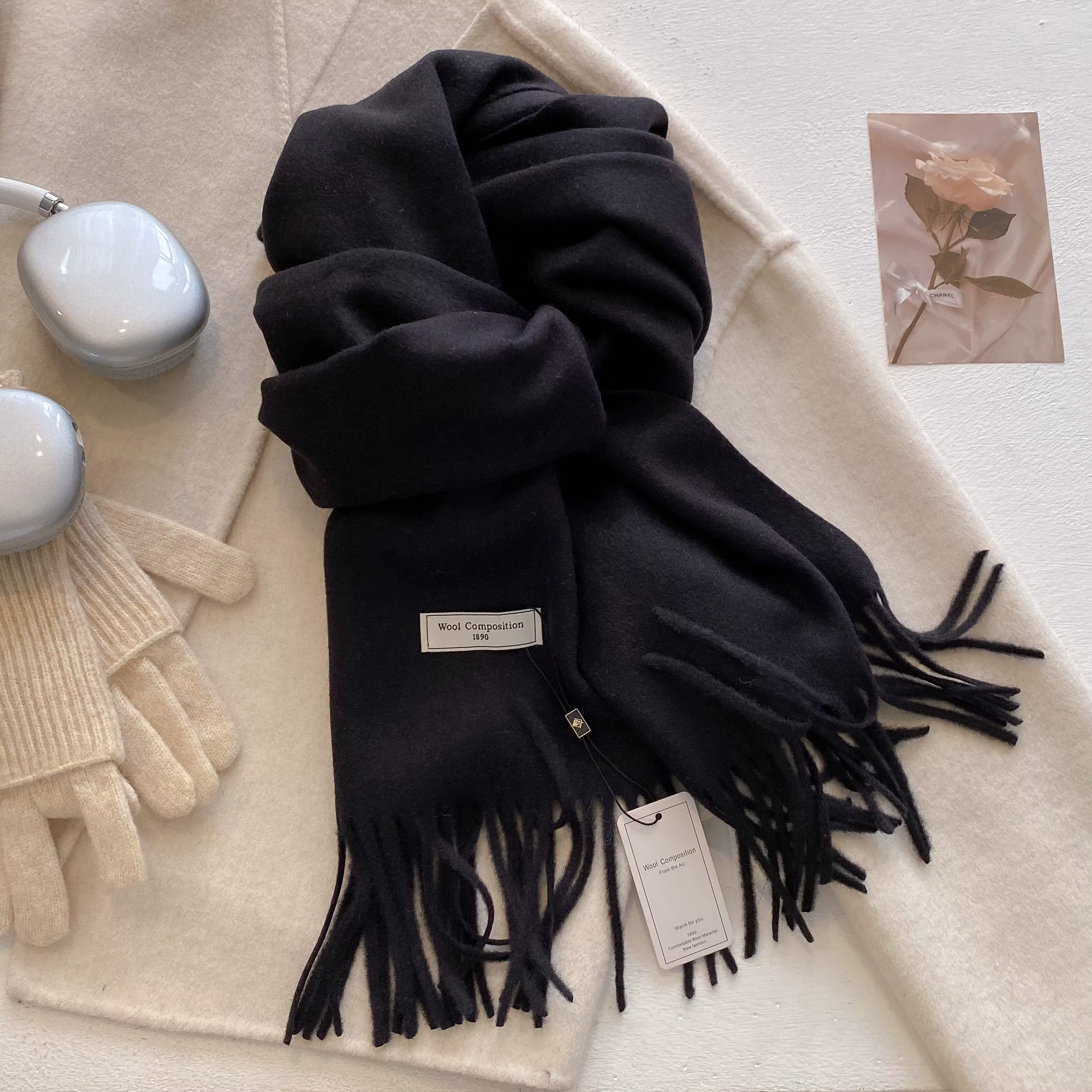 Nouveau 26 couleurs hiver écharpe pour femmes longues chaudes cachemire foulards Hijab solide dame châle enveloppement