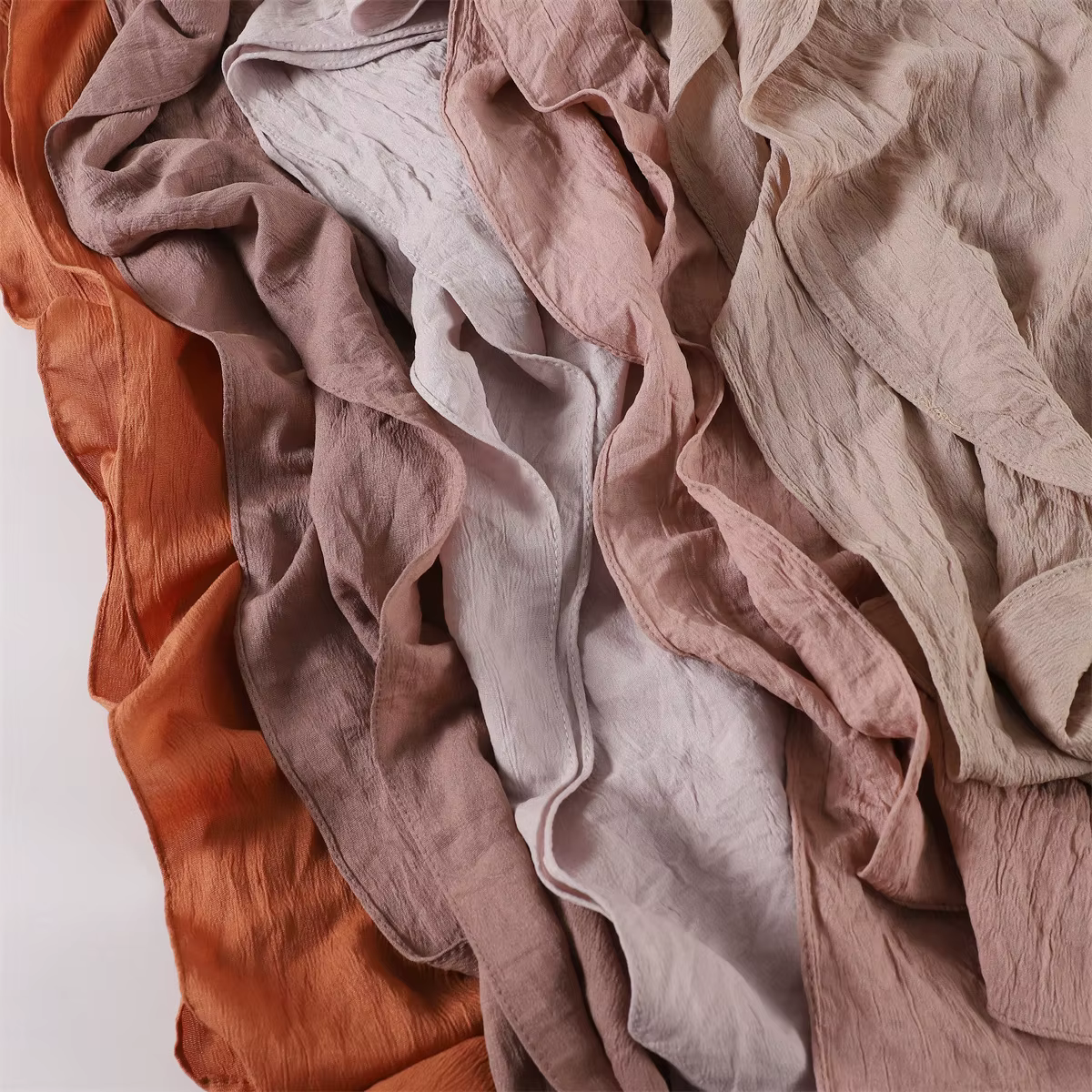 Foulard Long froissé pour femmes