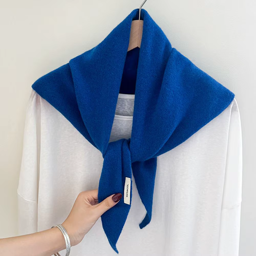 Écharpe tricotée 100% laine pour femme