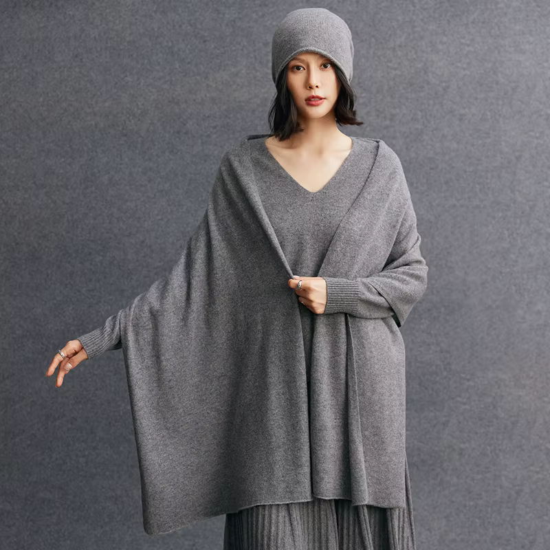 Écharpe de luxe haut de gamme pour femme en 100% cachemire bébé