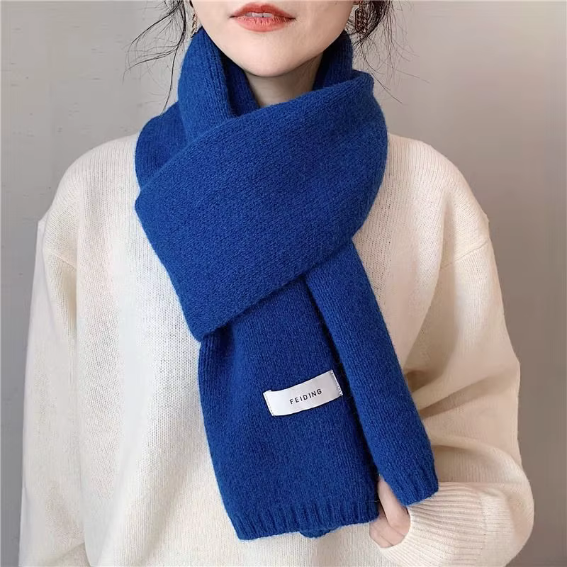 Écharpe de couleur unie de Style coréen pour femmes