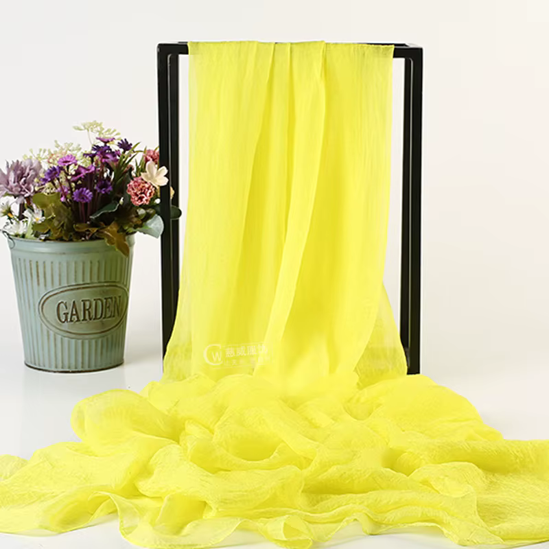 SOKUXILE 2018 soie blanche mince été châle wrap tippet doux pour fille étoles écharpe pour les femmes