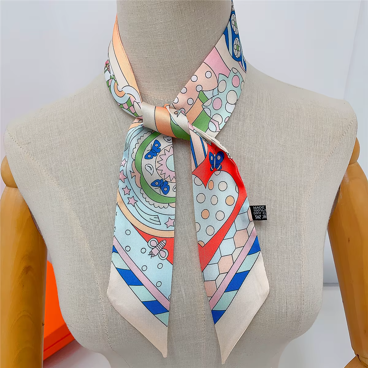Nouvelle Collection : Foulard Chouette en Soie de Luxe pour Femme – Bandeau Cheveux Tendance