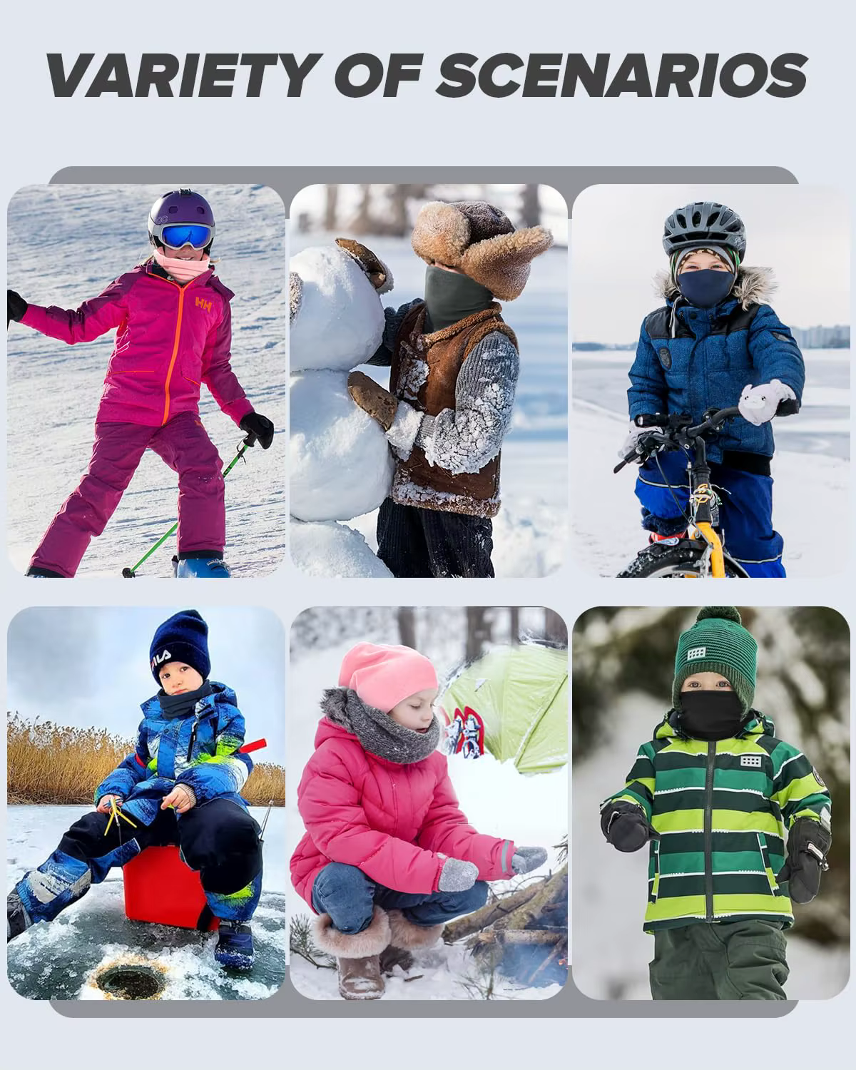 Réchauffeur de cou pour enfants