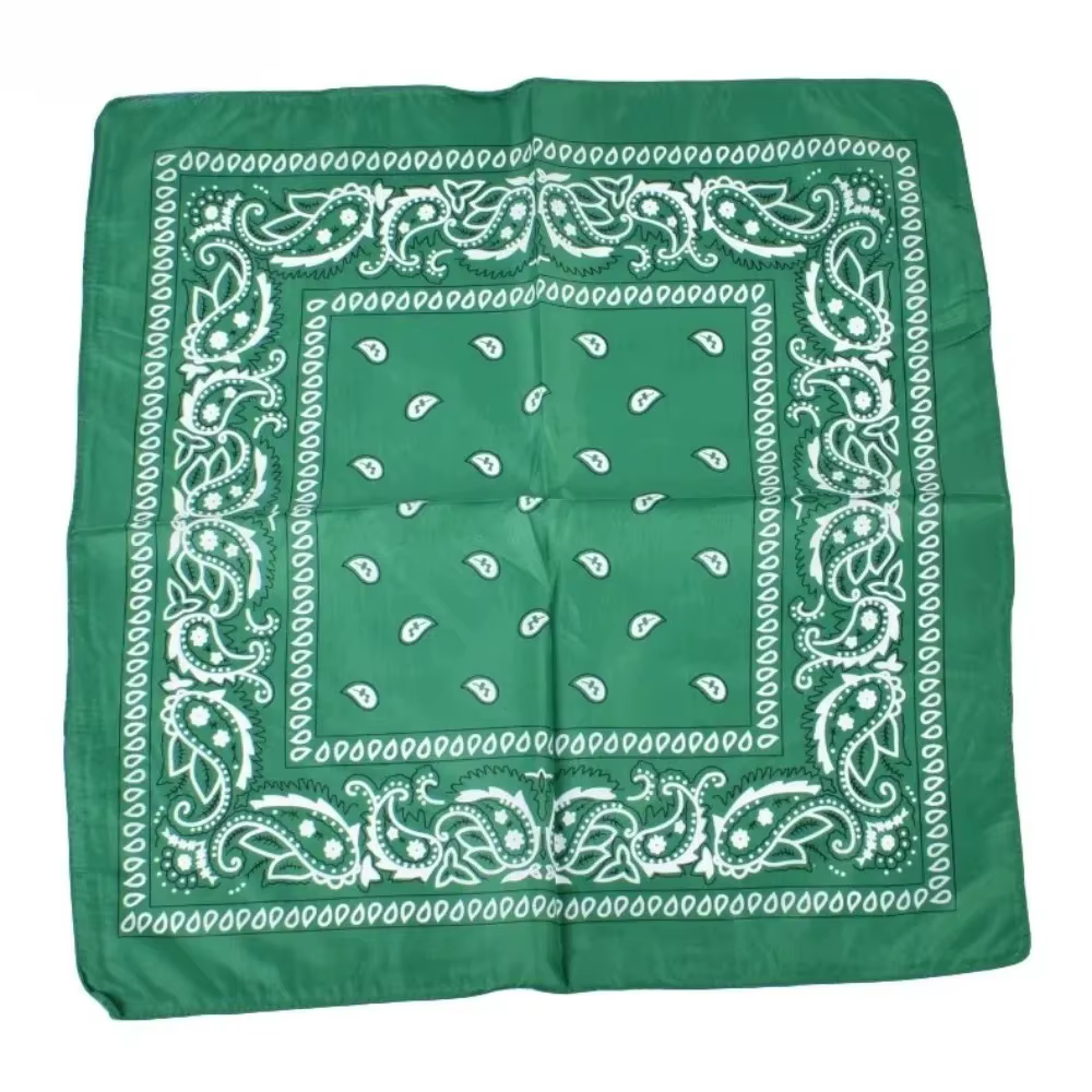 Mode Hip Hop vin rouge cheveux écharpe unisexe rétro carré foulards chapeaux Bandanna bandeau