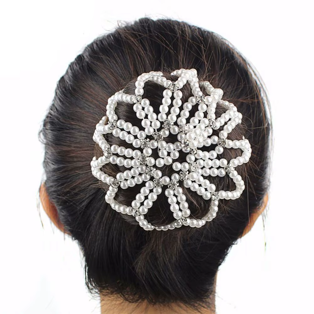 Accessoire de coiffure tendance pour femme : Snood Balle Crystal