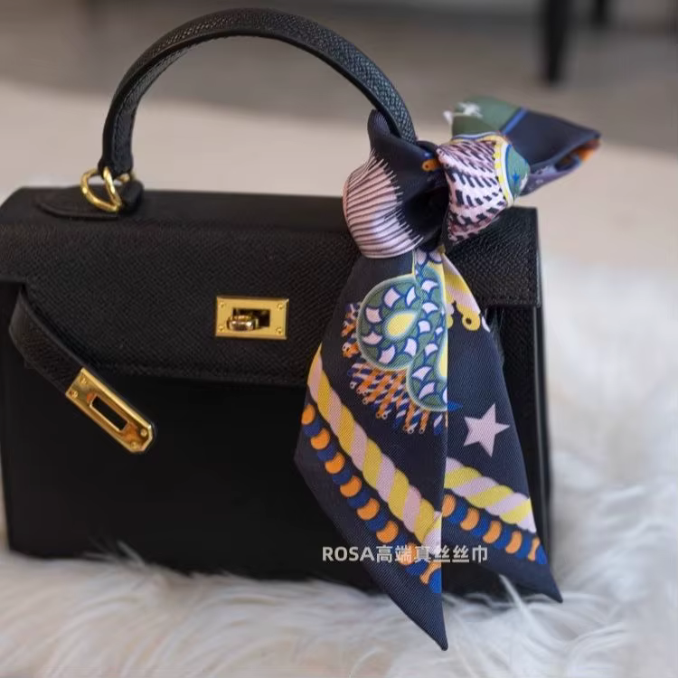 Longue écharpe de luxe avec Design d'épaulette pour panier inspiré Hermes