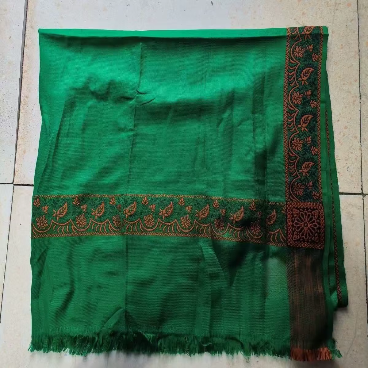 Foulard vert musulman pour hommes