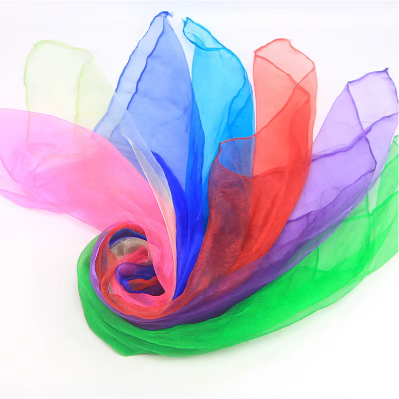 Foulard d'été transparent en mousseline de soie pour femme, châles, bandanas