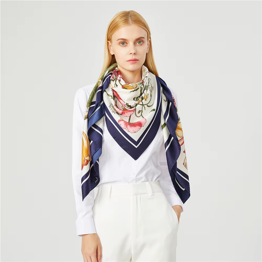 Foulard en soie de luxe pour femmes