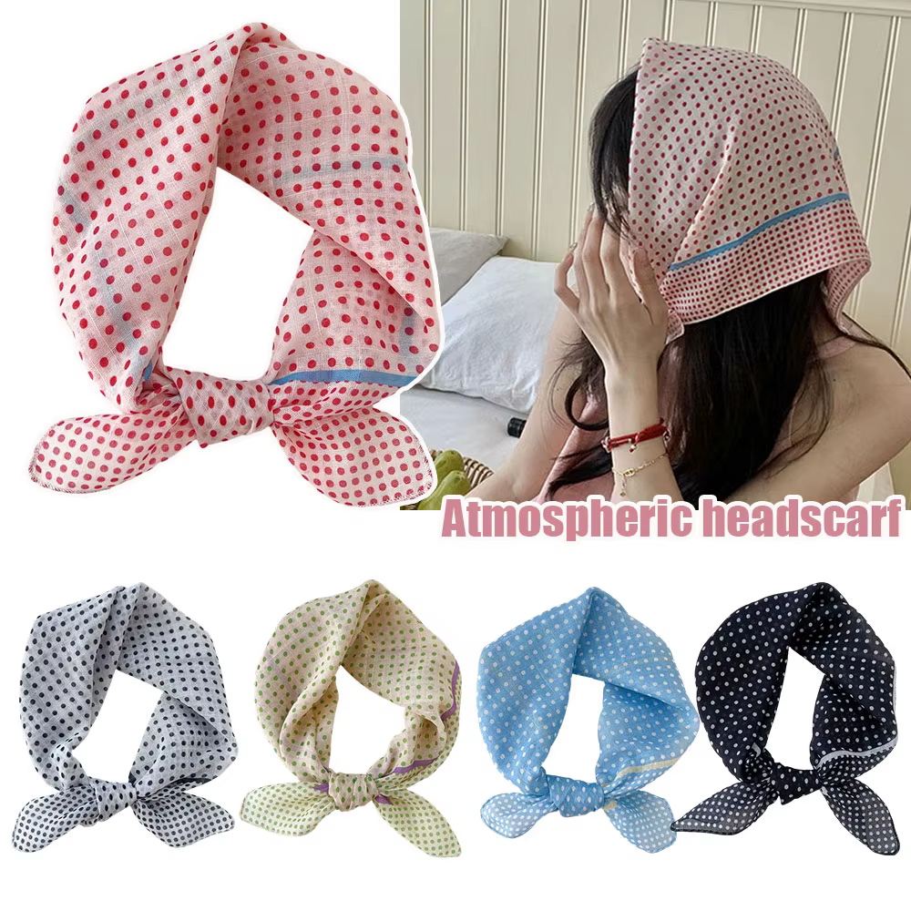 Foulard en coton et lin doux pour femme