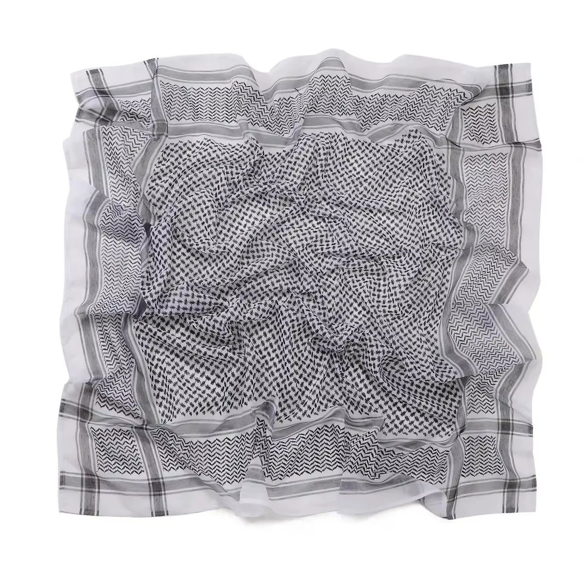 Arabe Shemagh musulman Keffiyeh tête enveloppement tactique désert