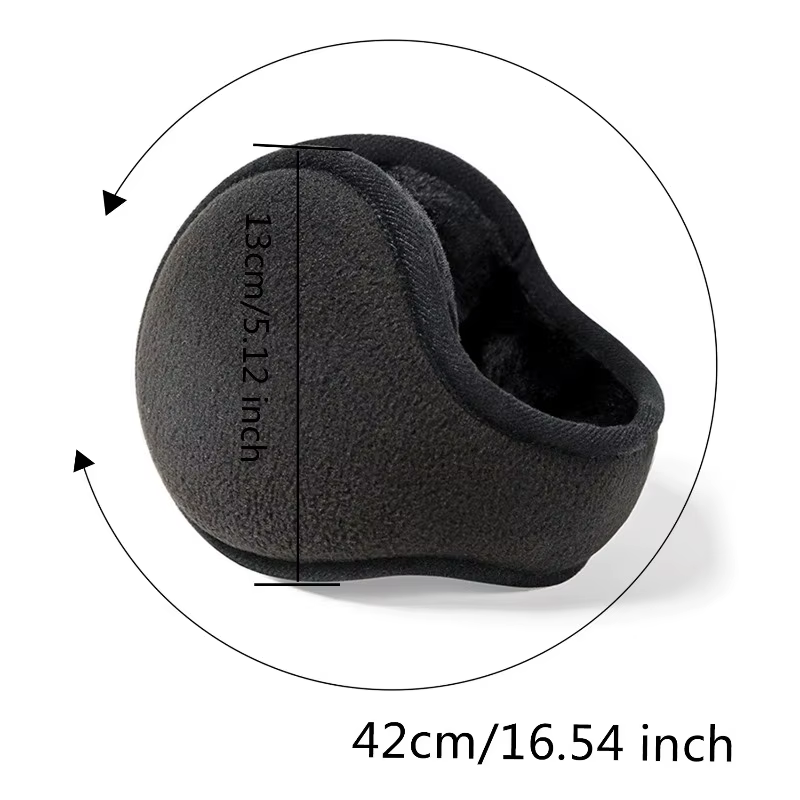Cache-oreilles en fourrure chaude unisexe pour hommes et femmes