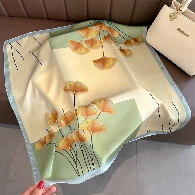 Un foulard carré de 27