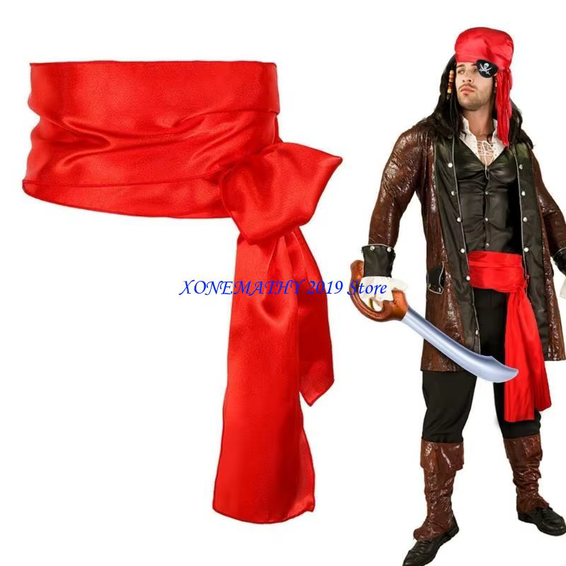 F42F Foulard bandana capitaine pirate pour adolescents