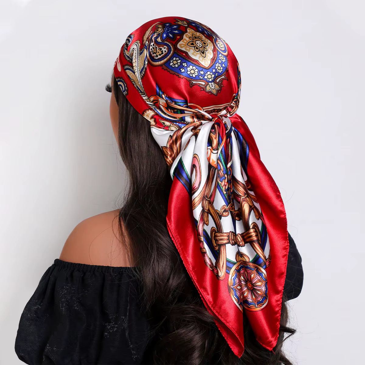 2025 Foulard de cheveux femmes marque de luxe carré