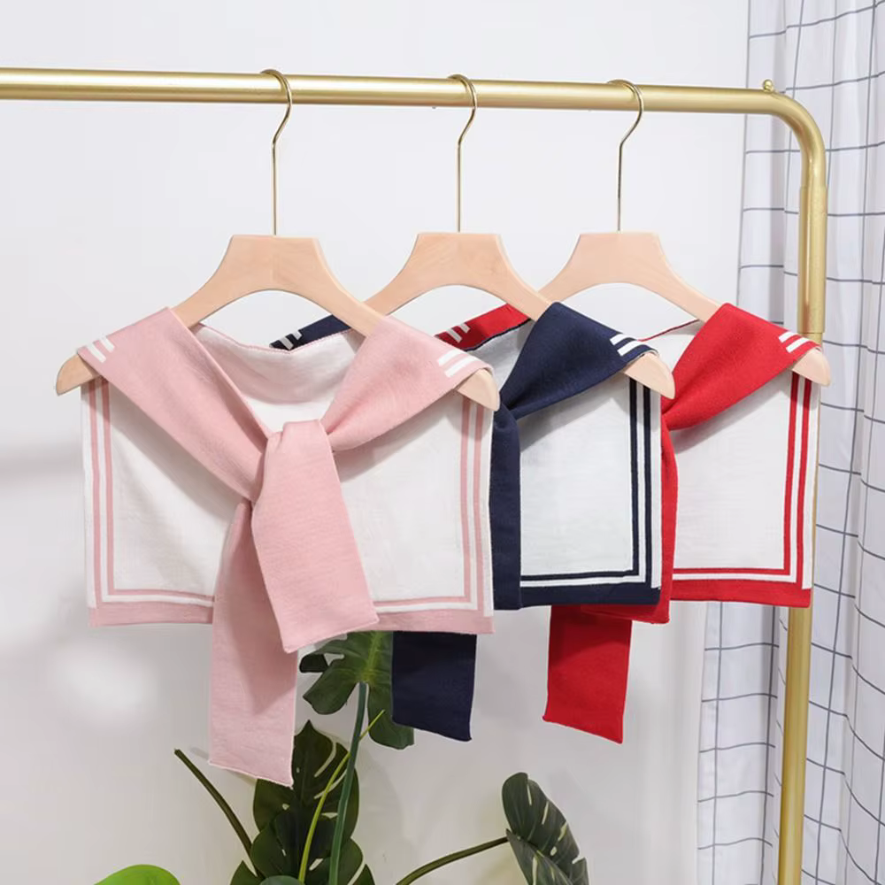 Châle noué pour femme, écharpe de chandail