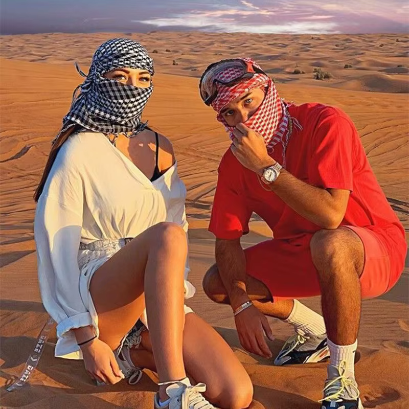 Foulards arabes tactiques du désert pour hommes et femmes