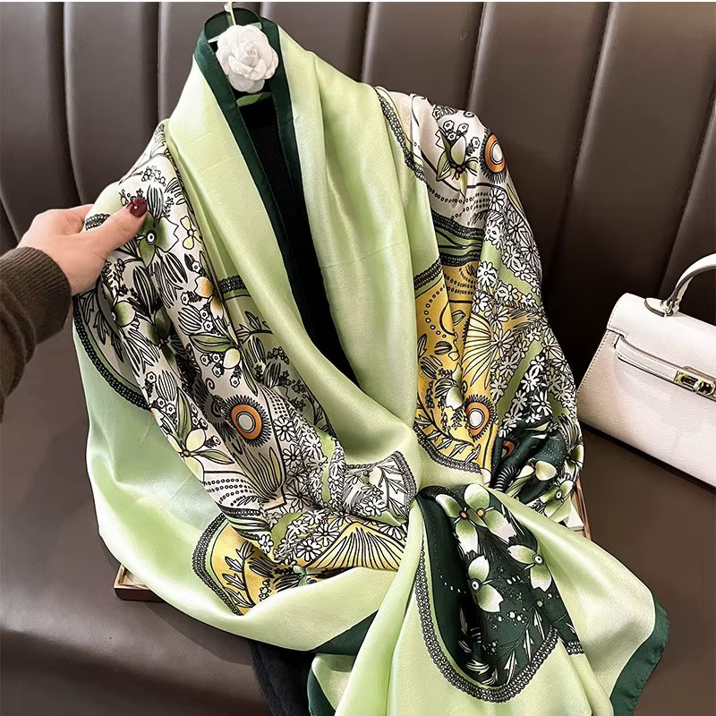 Foulard en soie de haute qualité pour femmes