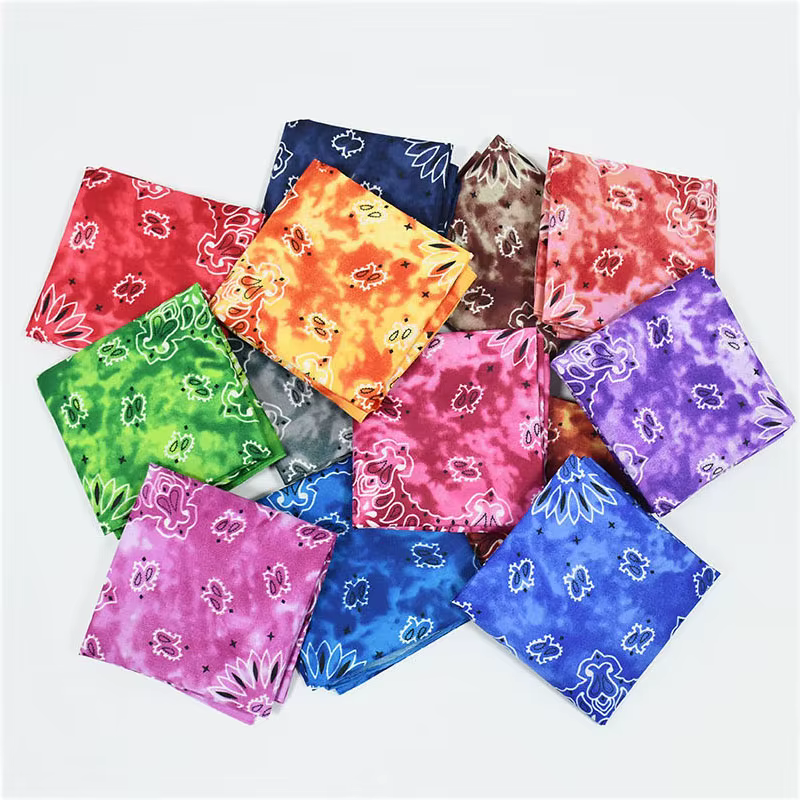 Écharpe carrée en polyester de haute qualité pour hommes et femmes