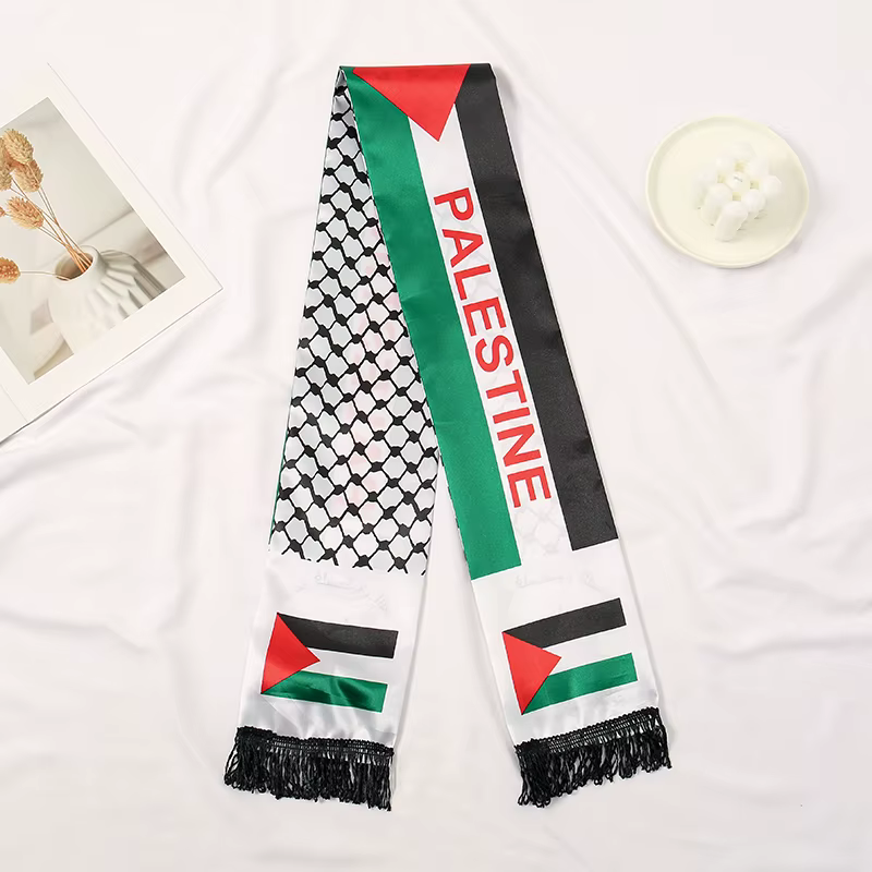 Châle Pashmina rond avec pompon