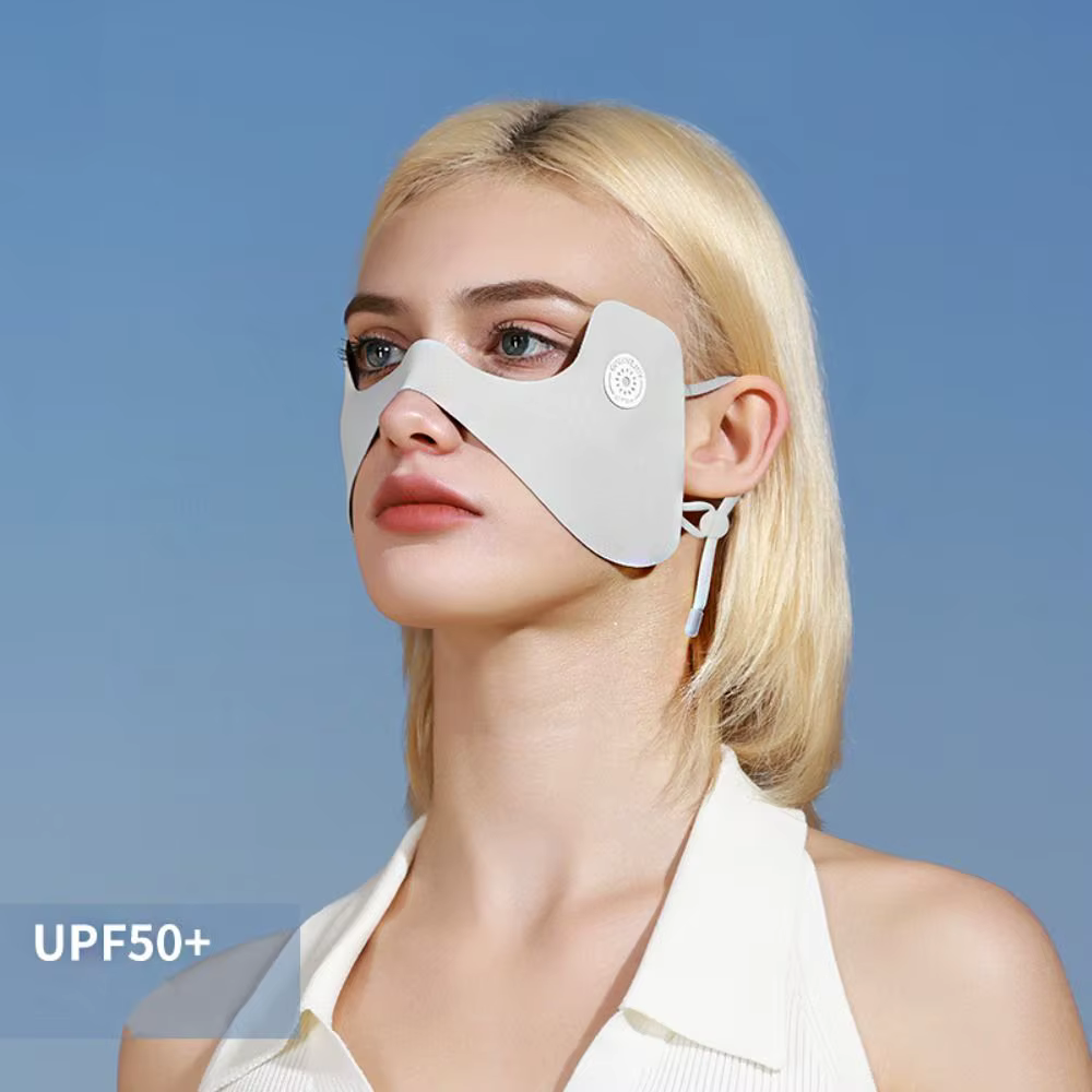 Écharpe de Protection solaire en soie glacée