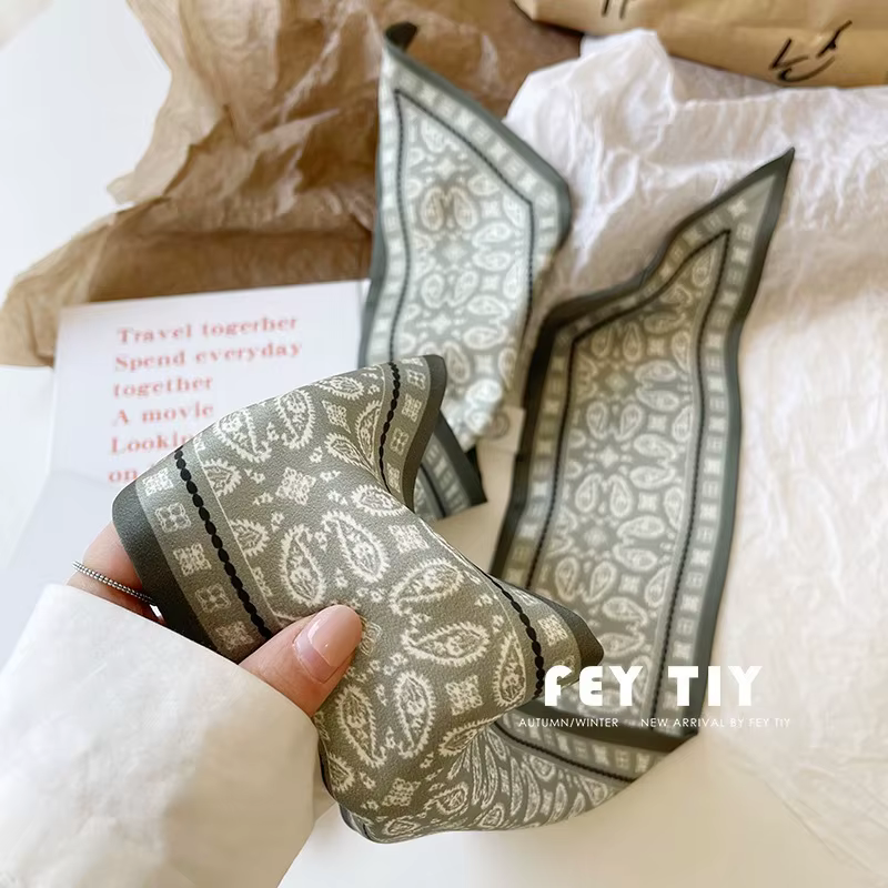 Ensemble série foulard en Satin de soie pour femmes