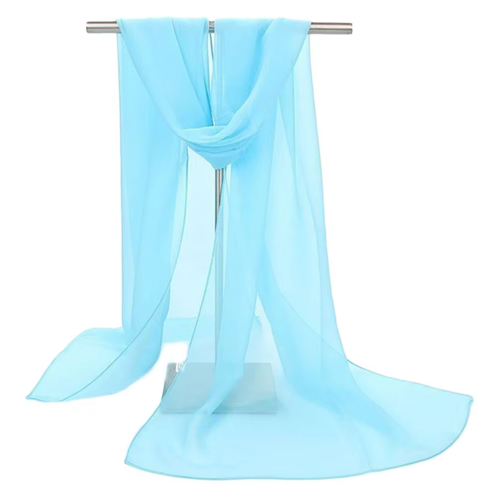Foulard en mousseline de soie pour femme