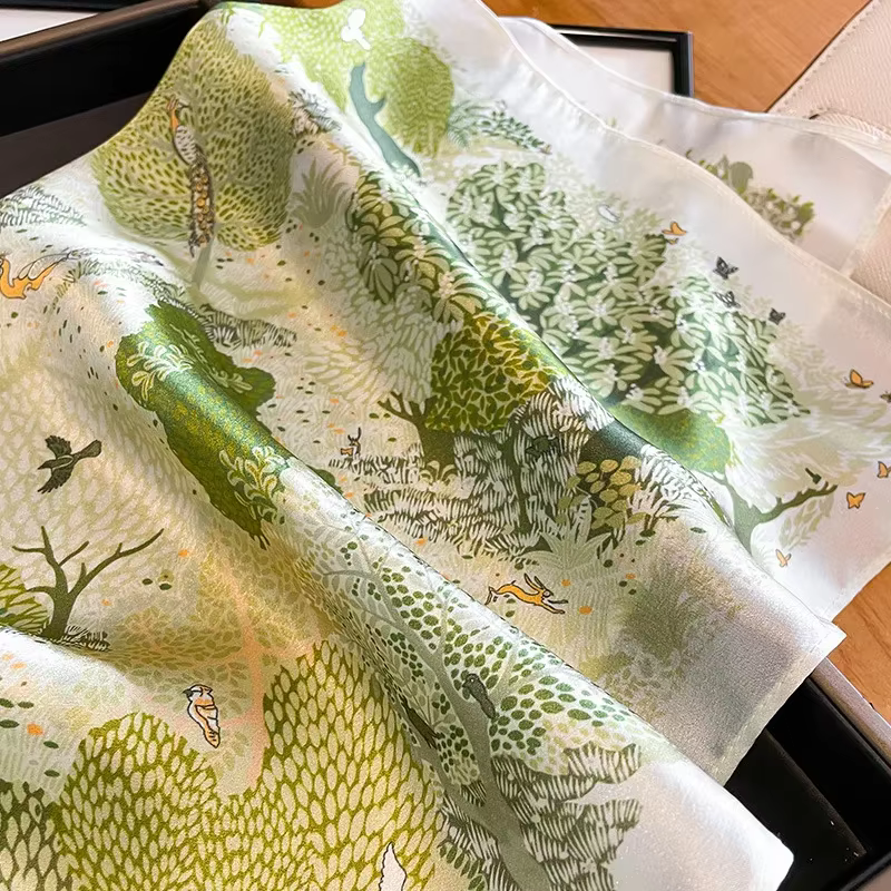 100% foulard en soie naturelle pour femmes